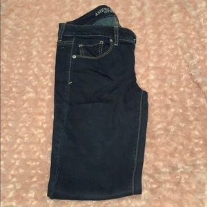 Dark wash jeans American Eagle, size 4 long